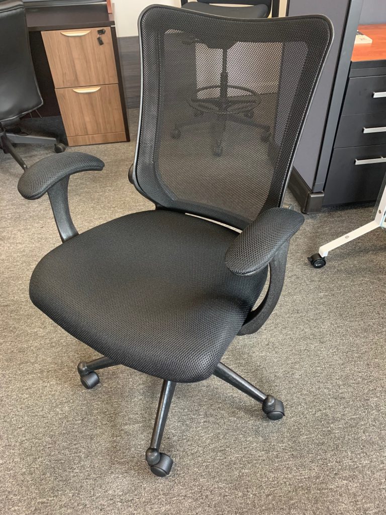 Brand New Mesh Back Task Chair Overnight Office   P11MBFSBLK 768x1024 