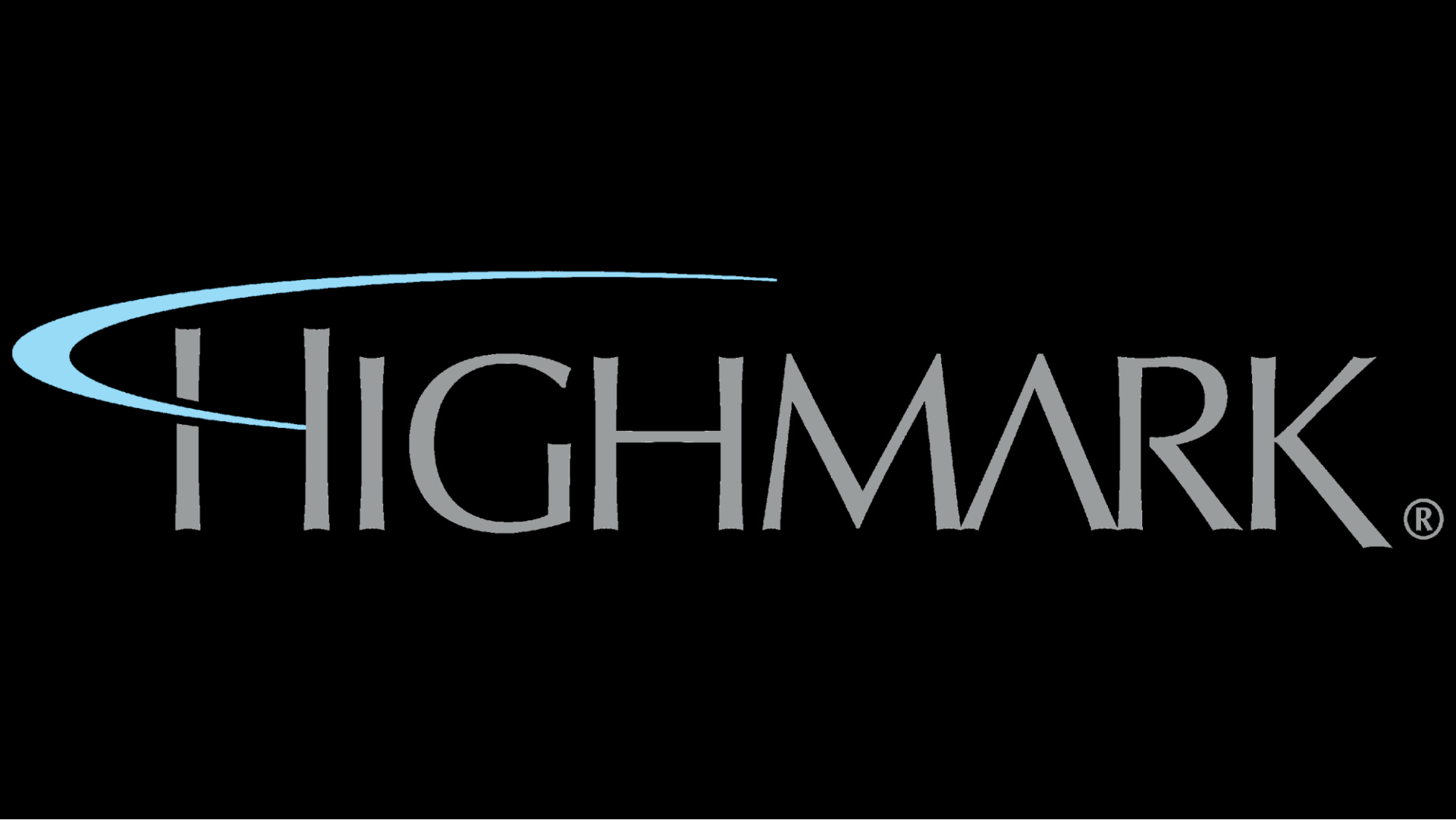 Highmark logo with blue swoosh