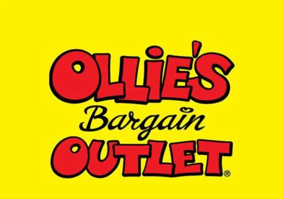Ollie's logo on bright yellow backdrop