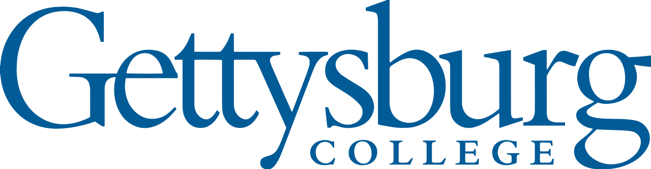 Gettysburg College logo in blue