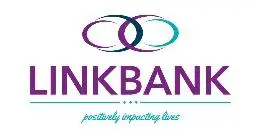 LinkBank branding, positively impacting lives slogan