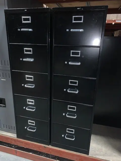 Hon 5 drawer non locking Vertical File